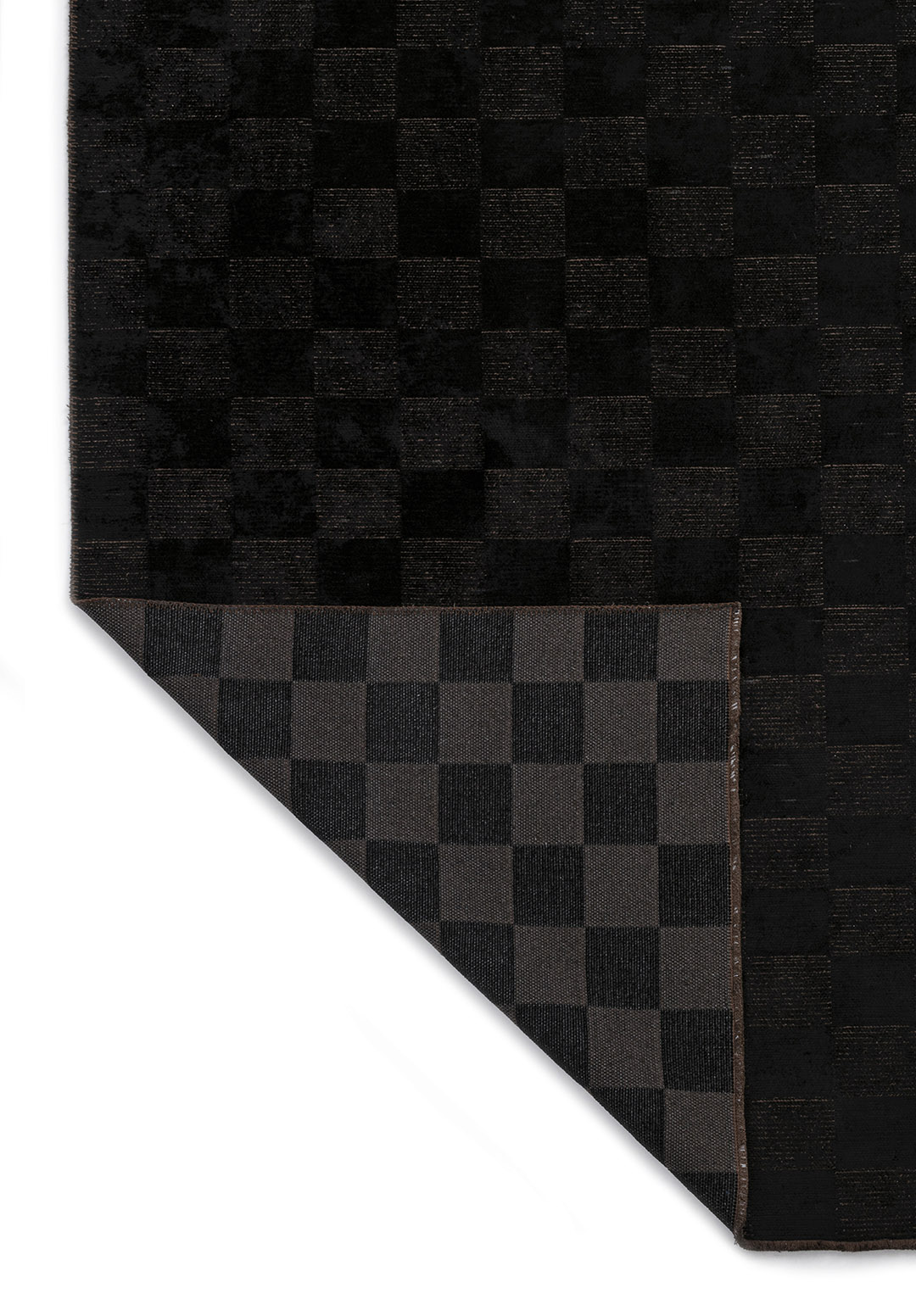 CHECKERS BLACK RUG - 3